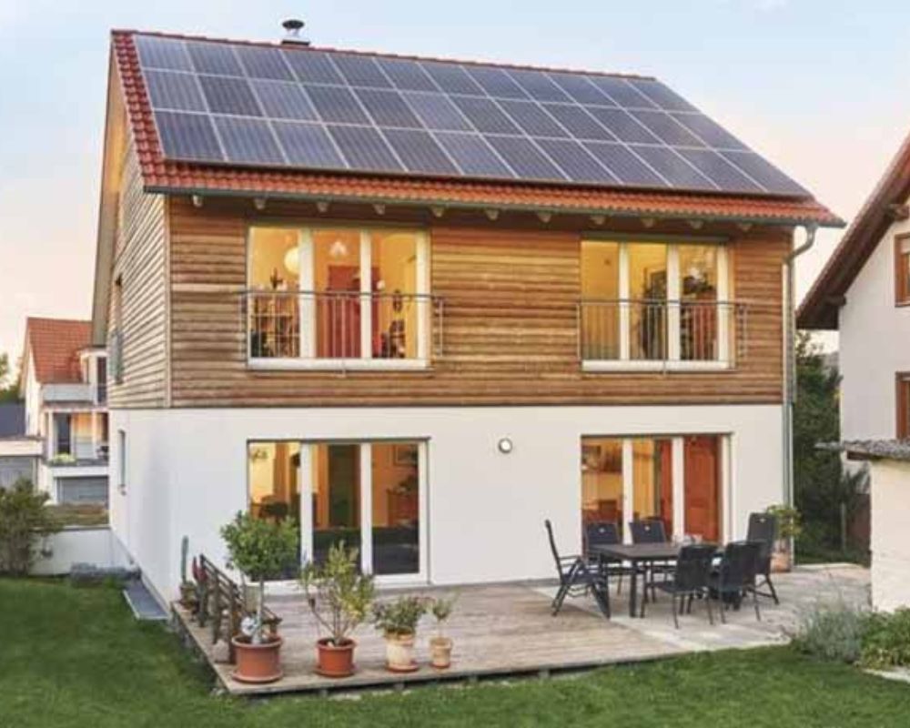 Nhà lắp ghép 2 tầng 70m2 thiết kế thân thiện môi trường