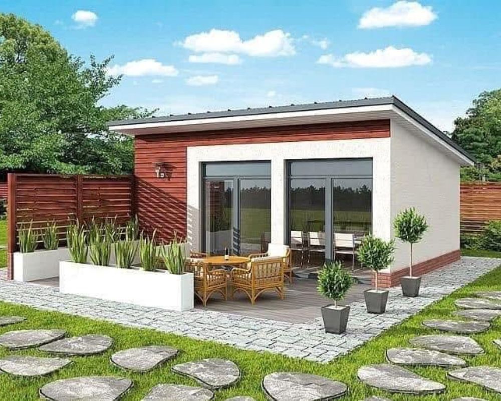 Mẫu nhà lắp ghép cao cấp diện tích 70m2
