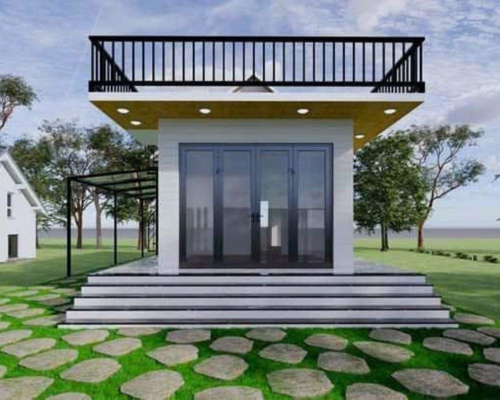 Khu nghỉ dưỡng sinh thái hiện đại với diện tích 70m2