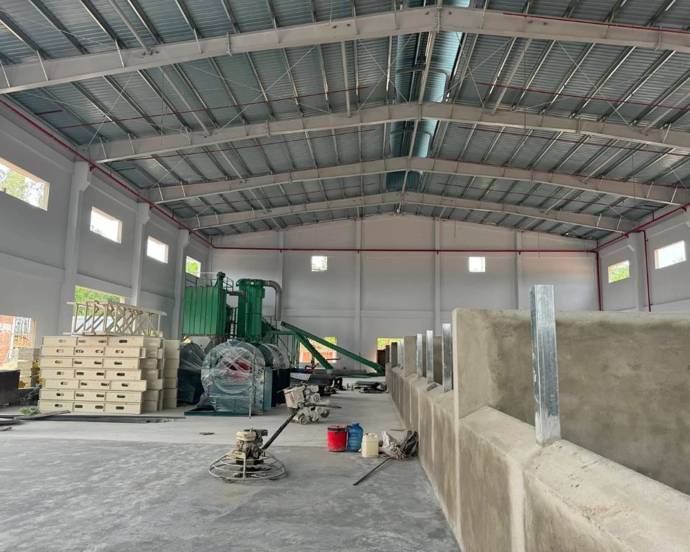 Nhà kho lắp ráp dễ dàng mở rộng quy mô nên được ưa chuộng