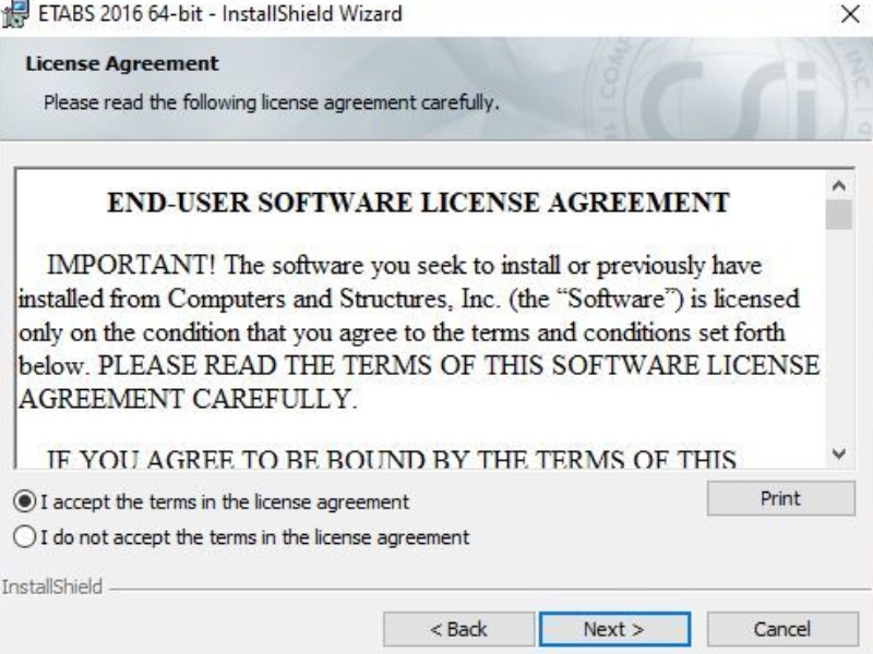 Đồng ý với các điều khoản để tiếp tục tải phần mềm ETBAS 2016
