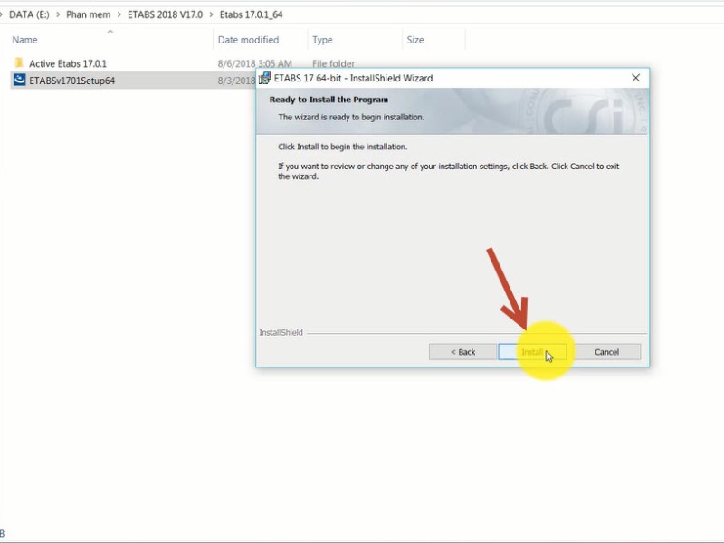 Click Install để hệ thống cài đặt hoàn tất