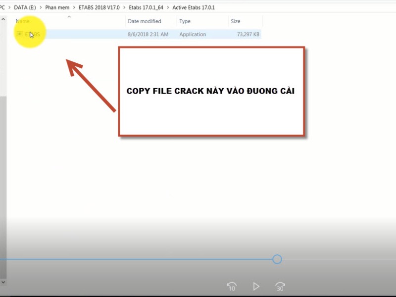 Copy file và paste lại