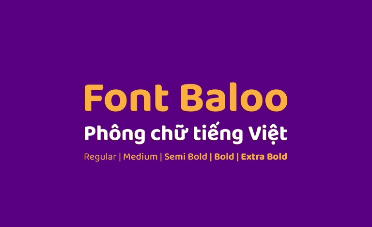 Font chữ Baloo Việt hóa đẹp 03