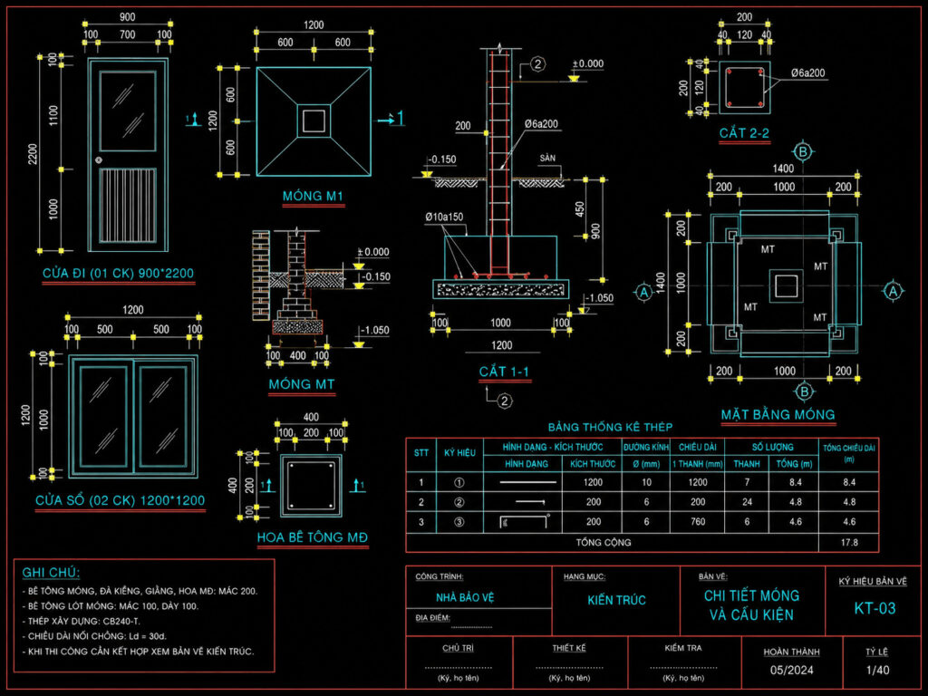 File CAD thiết kế chòi canh bảo vệ chuẩn giúp tiết kiệm thời gian, công sức đáng kể File CAD thiết kế chòi canh bảo vệ chuẩn giúp tiết kiệm thời gian, công sức đáng kể