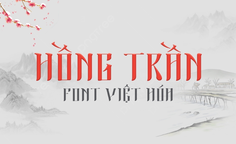 Font chữ cổ trang Việt hóa đẹp 03