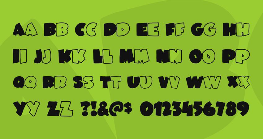Font chữ Graffiti Việt hóa phong cách 03