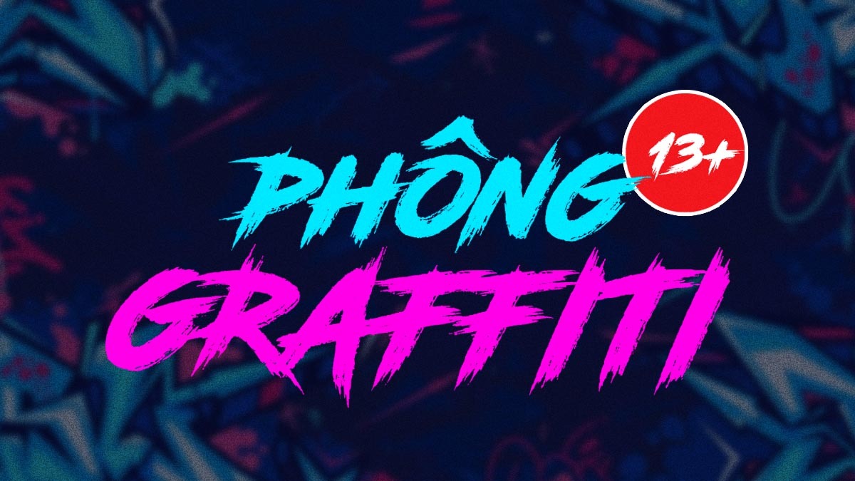 Font chữ Graffiti Việt hóa phong cách 04