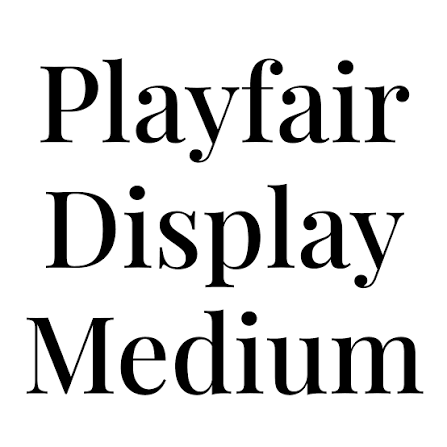 Font chữ Playfair Display Việt hóa đẹp 03