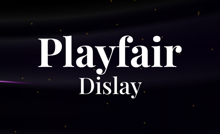 Font chữ Playfair Display Việt hóa đẹp 04