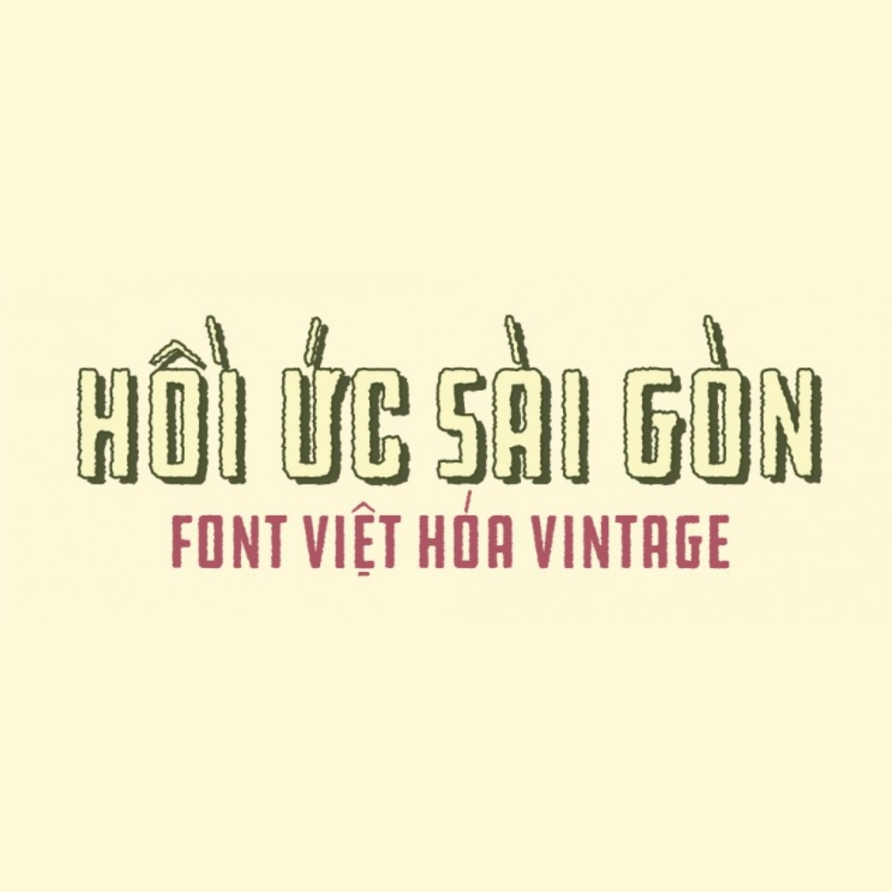 Font chữ Vintage Việt hóa