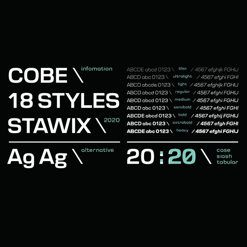 Font chữ tiếng Việt Cobe đẹp 01