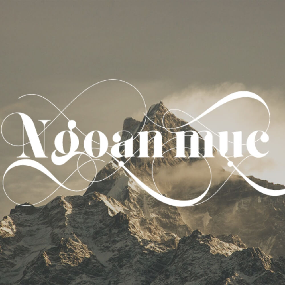 Font Việt hóa SVN Giaza nghệ thuật 02