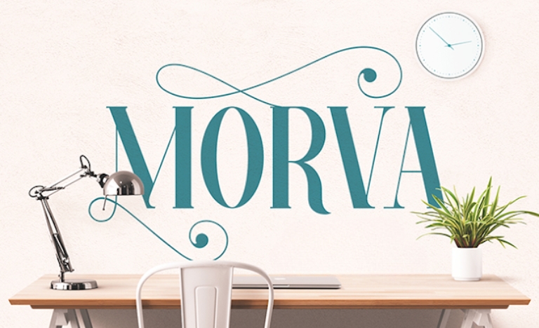Font SVN Morva đẹp 02