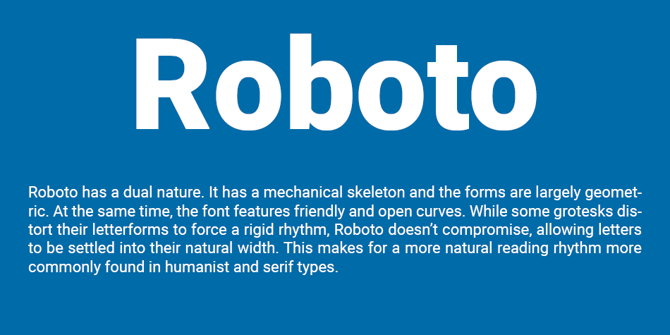 Font Roboto đẹp 01