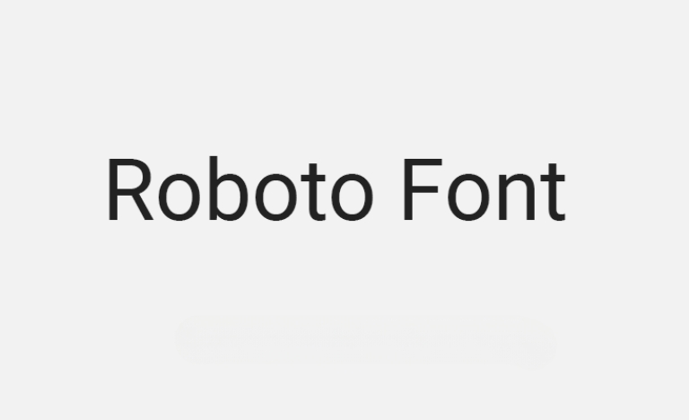 Font Roboto đẹp 03