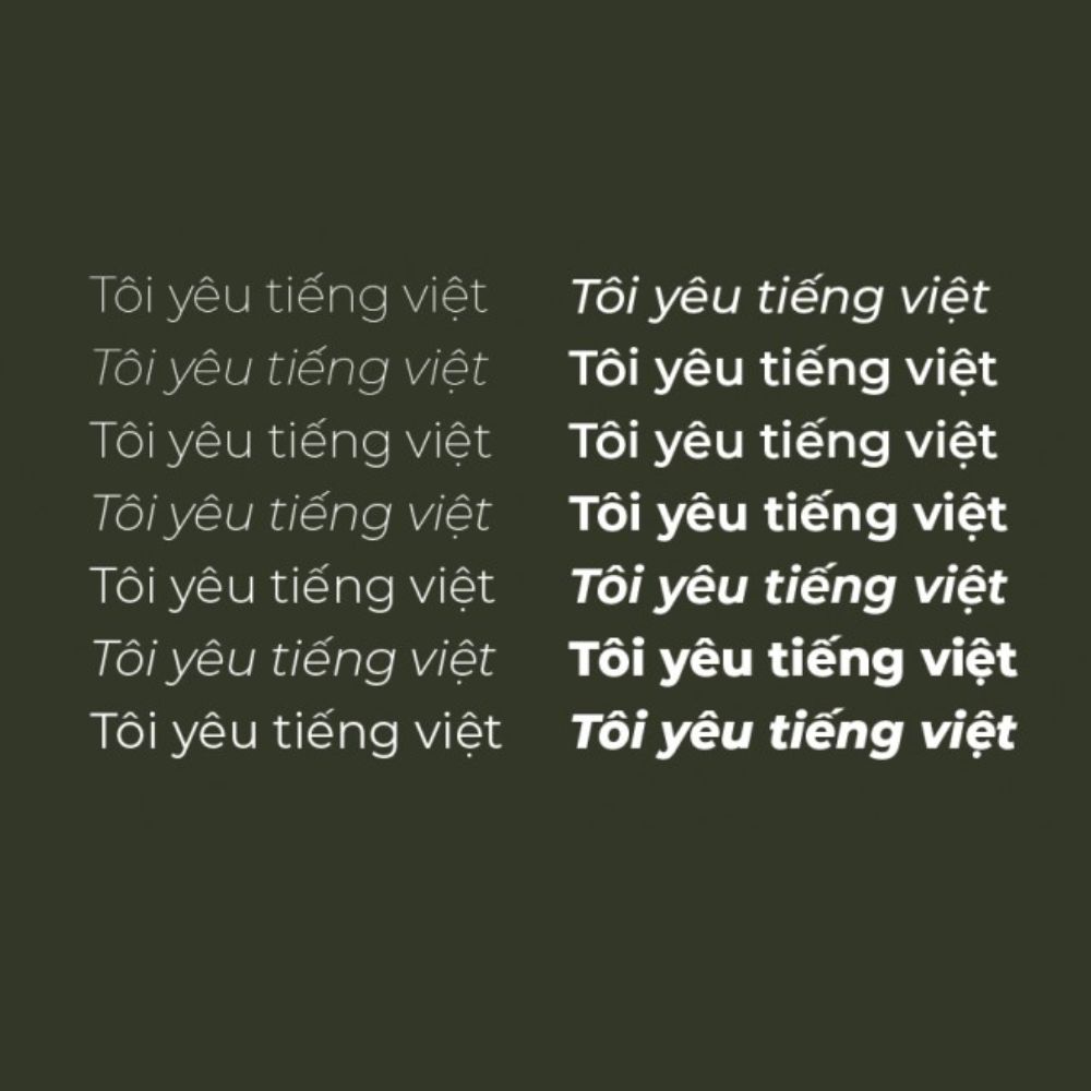 Font Montserrat Việt hóa đẹp 05