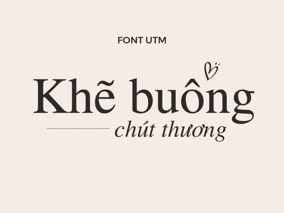Font UTM đa năng 01