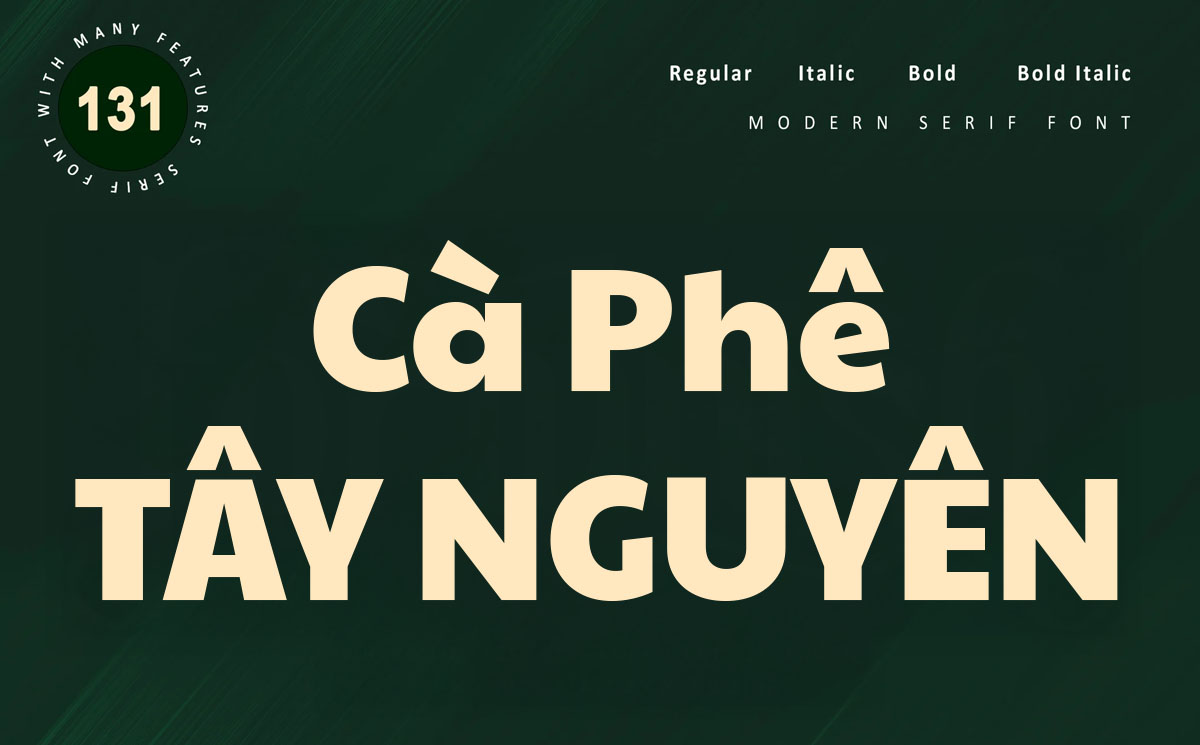 Phông chữ Anton hiện đại 02
