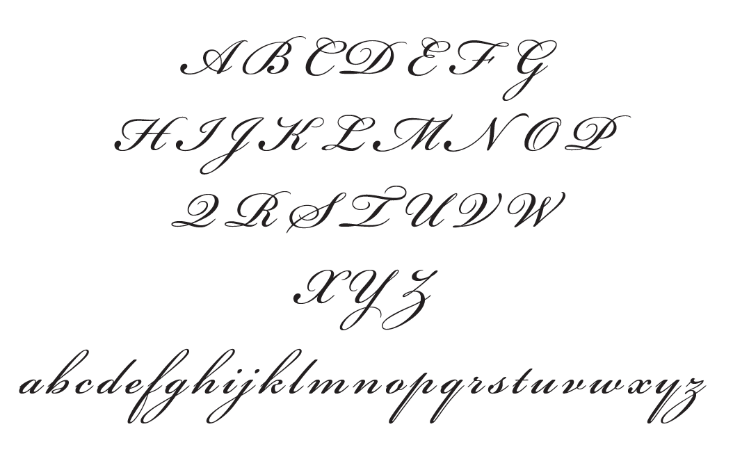 Font Bickham Script Pro Việt hóa đẹp 02