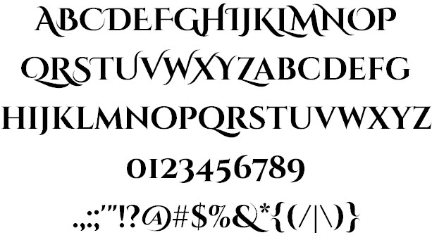Cinzel font Việt hóa đẹp 04