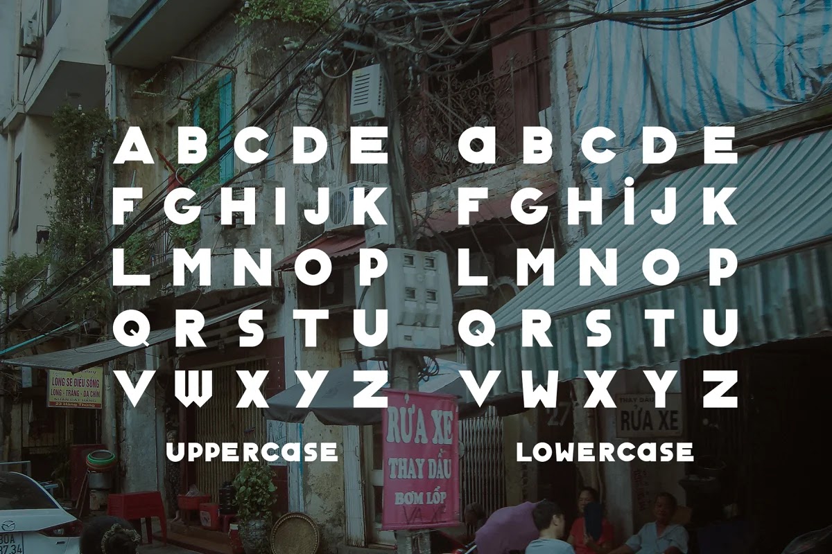 Classique Saigon Typeface cổ điển 02