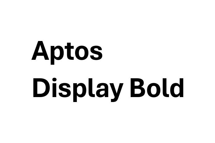 Font Aptos hiện đại 04