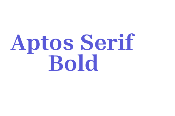 Font Aptos hiện đại 05