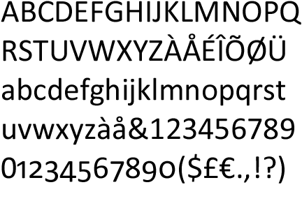 Font Calibri đẹp 02