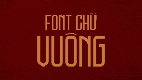 Font chữ Điền thể truyền thống 03