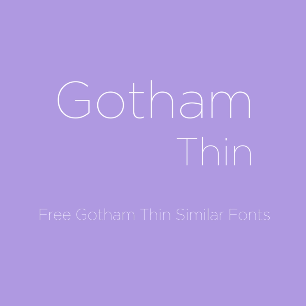 Font Gotham hình học 03