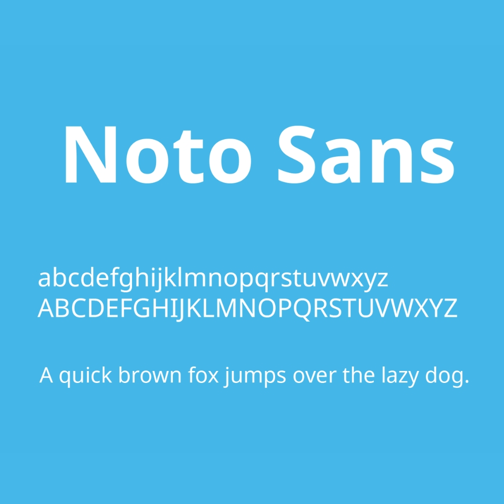 Font Noto Sans đẹp 02