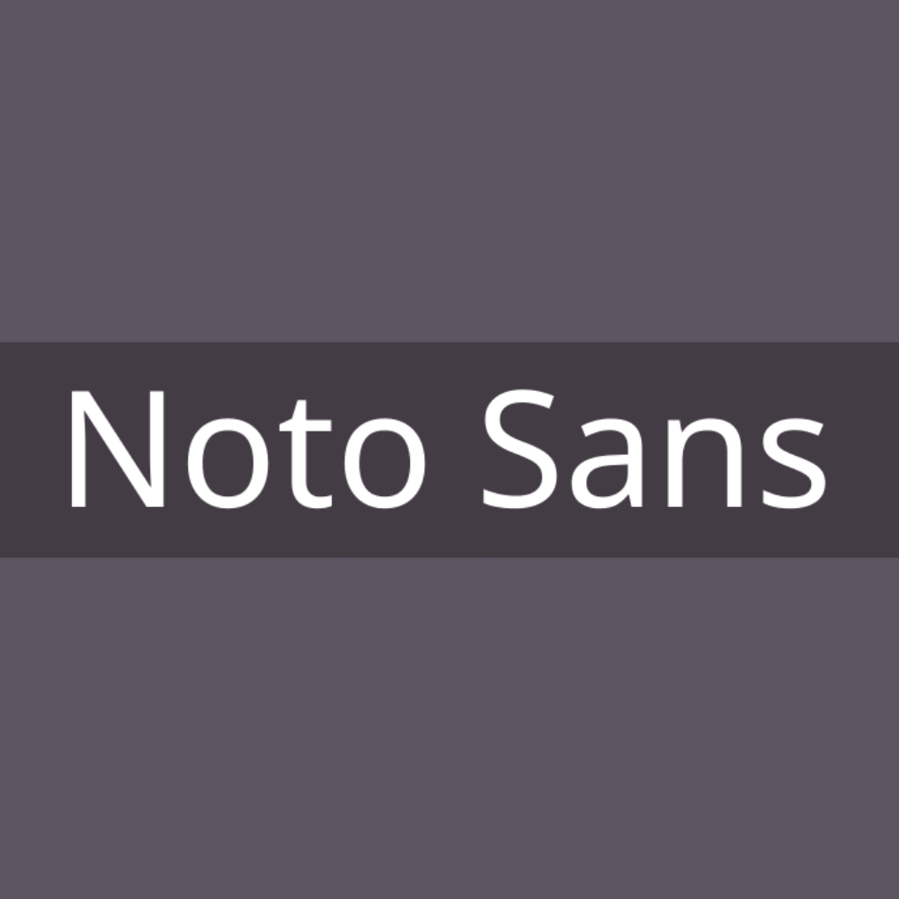 Font Noto Sans đẹp 03