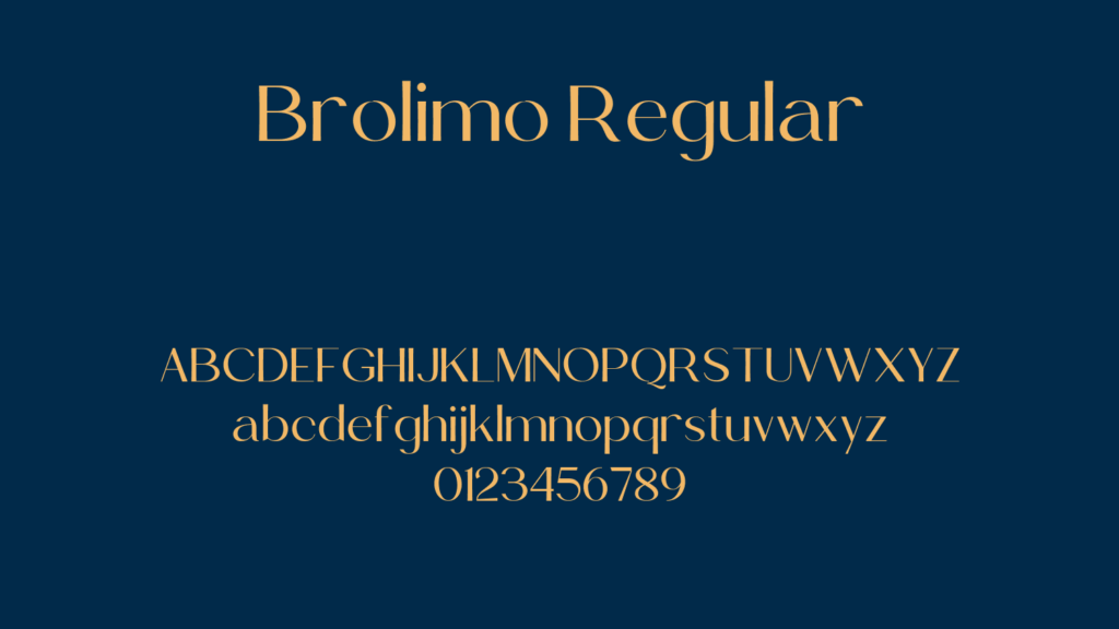 Font Brolimo chuẩn 03