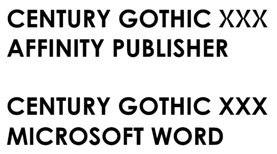Font chữ Century Gothic đẹp 03