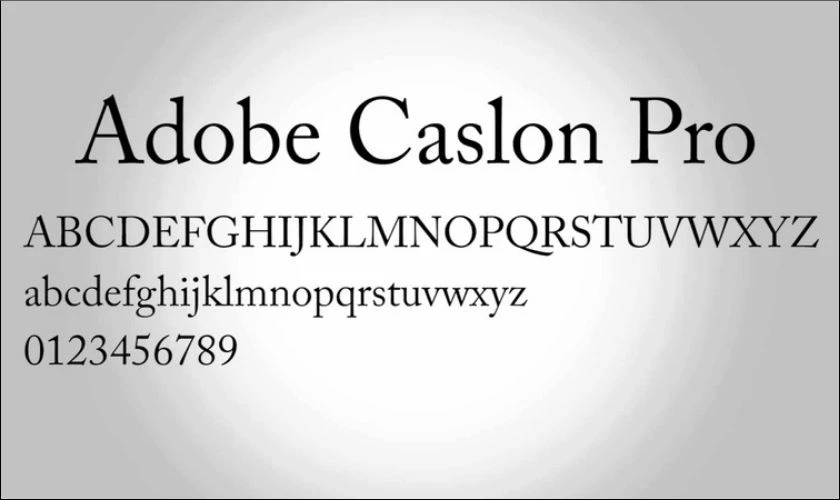 Font chữ La Mã đẹp 02