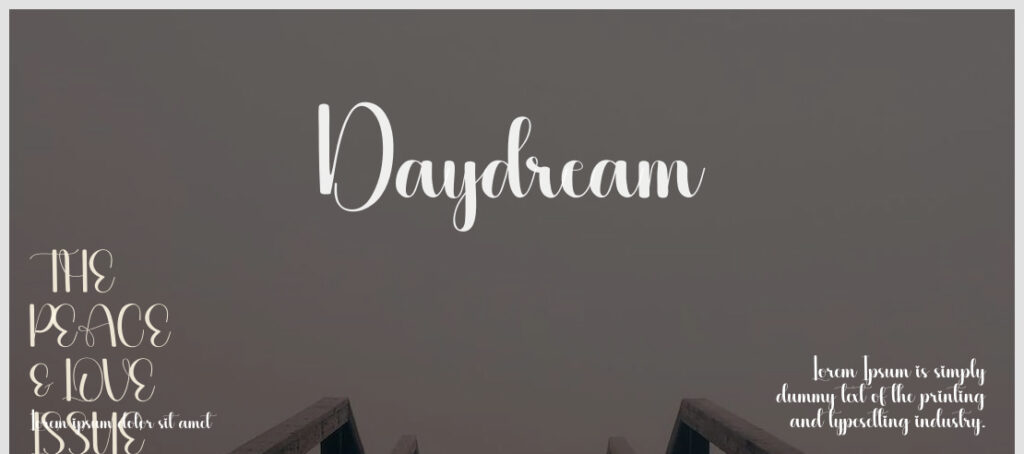 Font Daydream Việt hóa đẹp 01