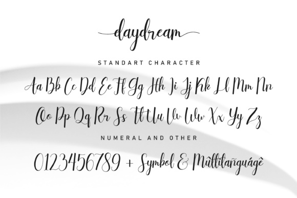 Font Daydream Việt hóa đẹp 02