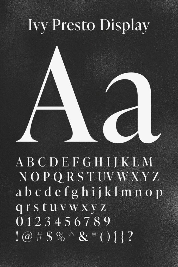 Font IvyMode Việt hóa đẹp 01