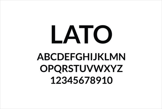 Font chữ Lato Việt hóa thanh lịch 02