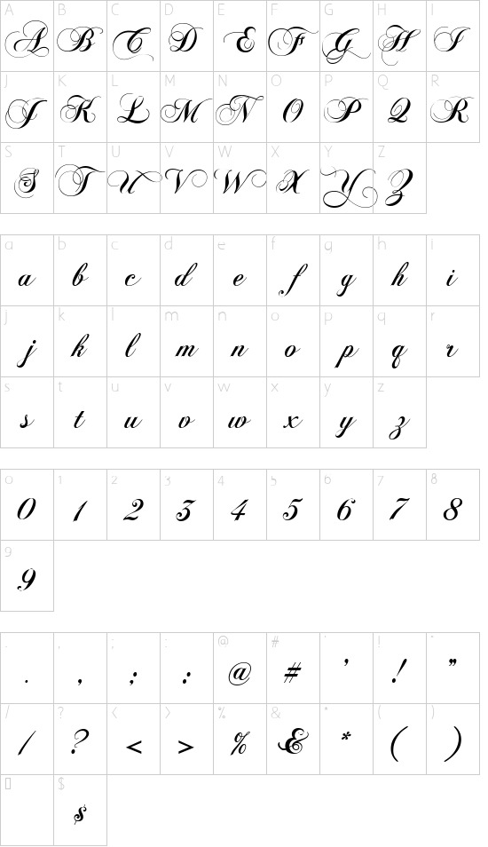 Font UVF Chopin Script Việt hóa chuẩn 03
