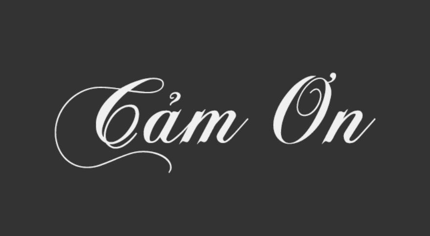 Font UVF Chopin Script Việt hóa chuẩn 02