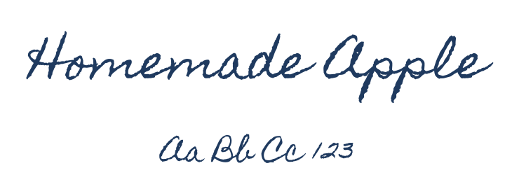 Homemade Apple font đẹp 01
