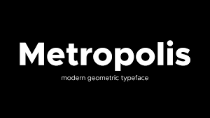 Metropolis font Việt hóa hiện đại 01