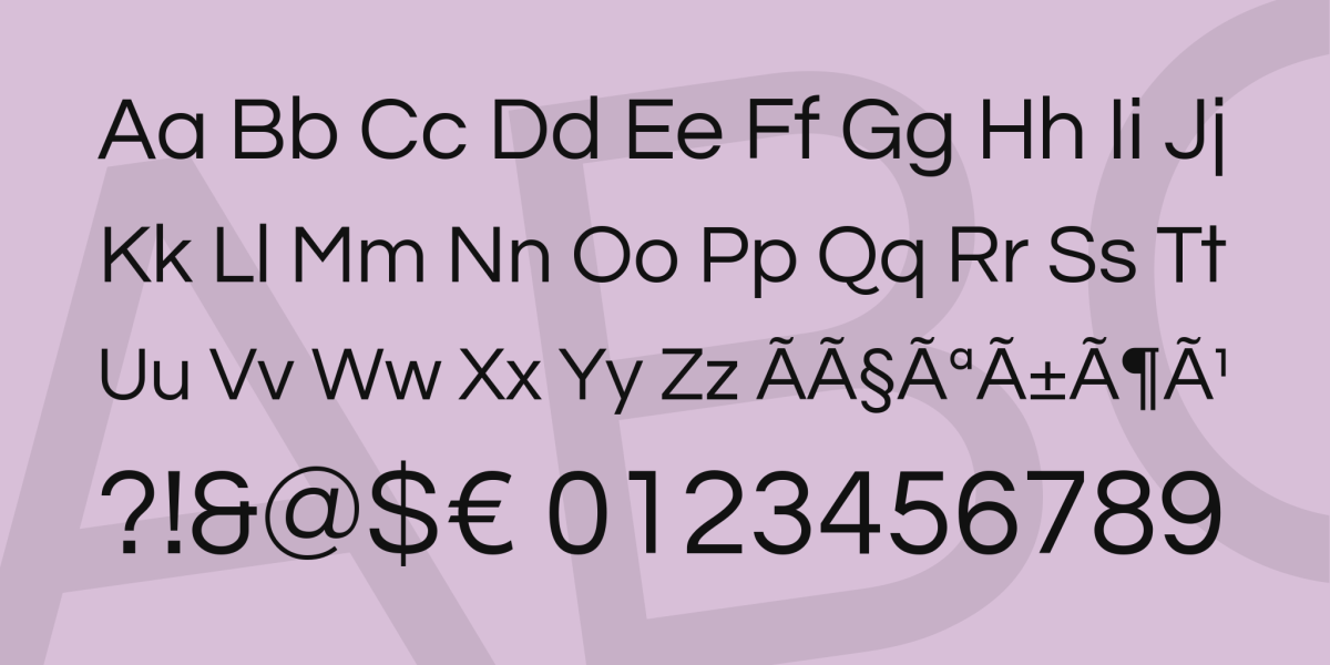 Font Questrial hiện đại 02