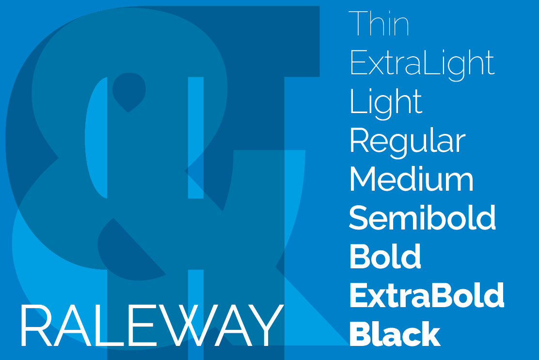 font Raleway Việt hóa chuẩn 01