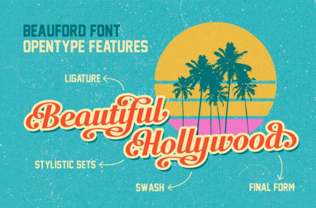 Font SVN Beauford đẹp 01