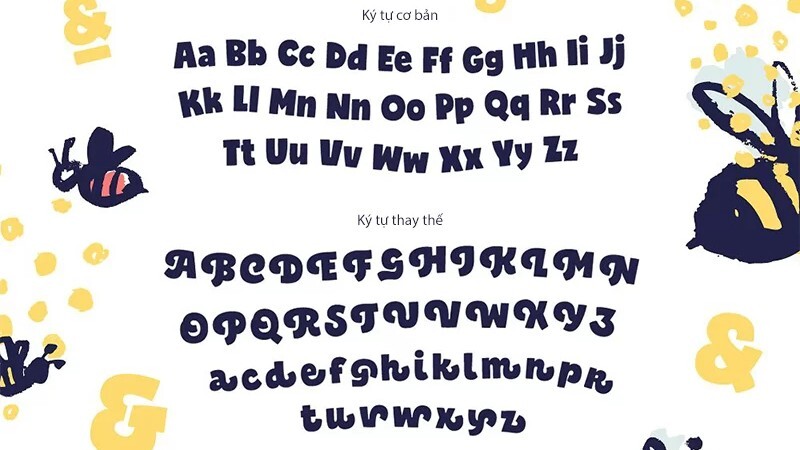 Font SVN Bjola đẹp 01