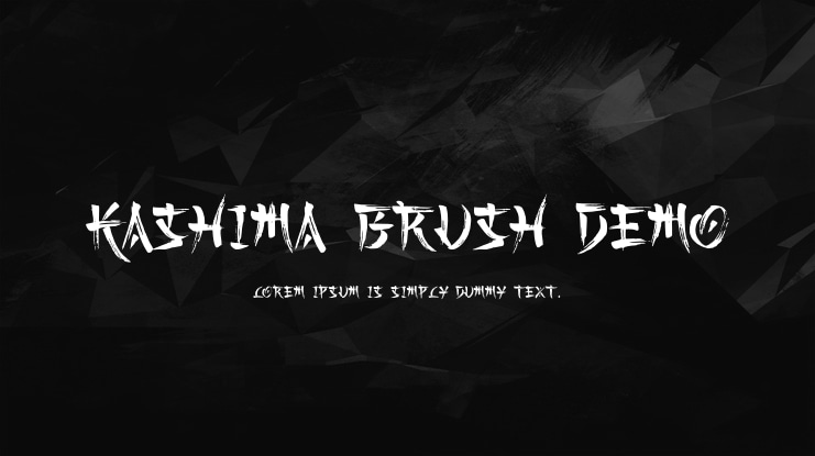 Font SVN Kashima Brush Việt hóa đẹp 02