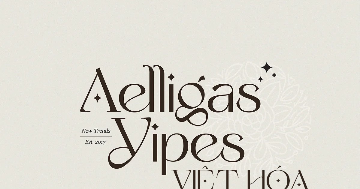 Font SVN Yipes nghệ thuật 01